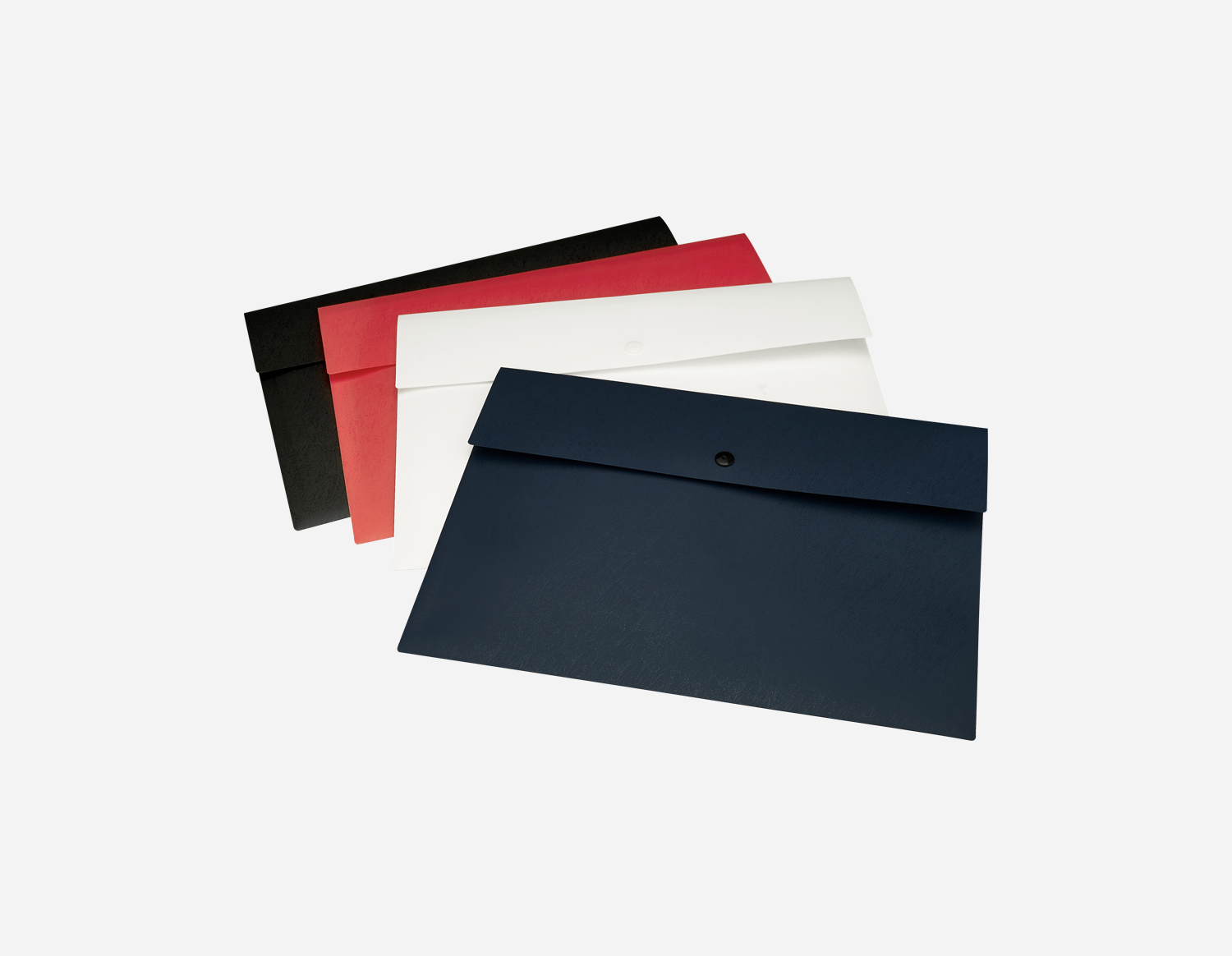 PP Snap Button Folder with Paper-Like Texture | MFO-8046