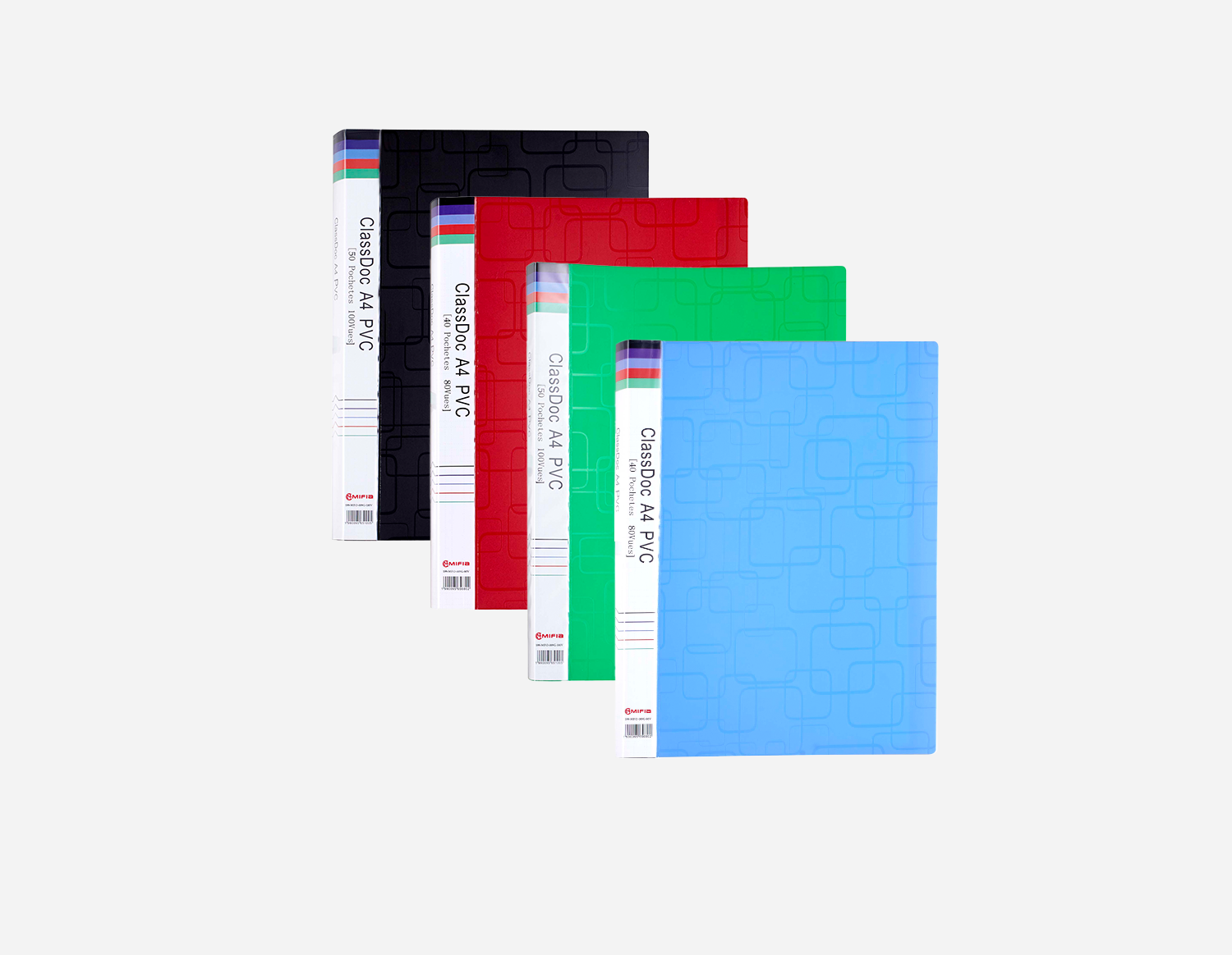 Textured Display Book with Spine Label Holder | MFO-1027 