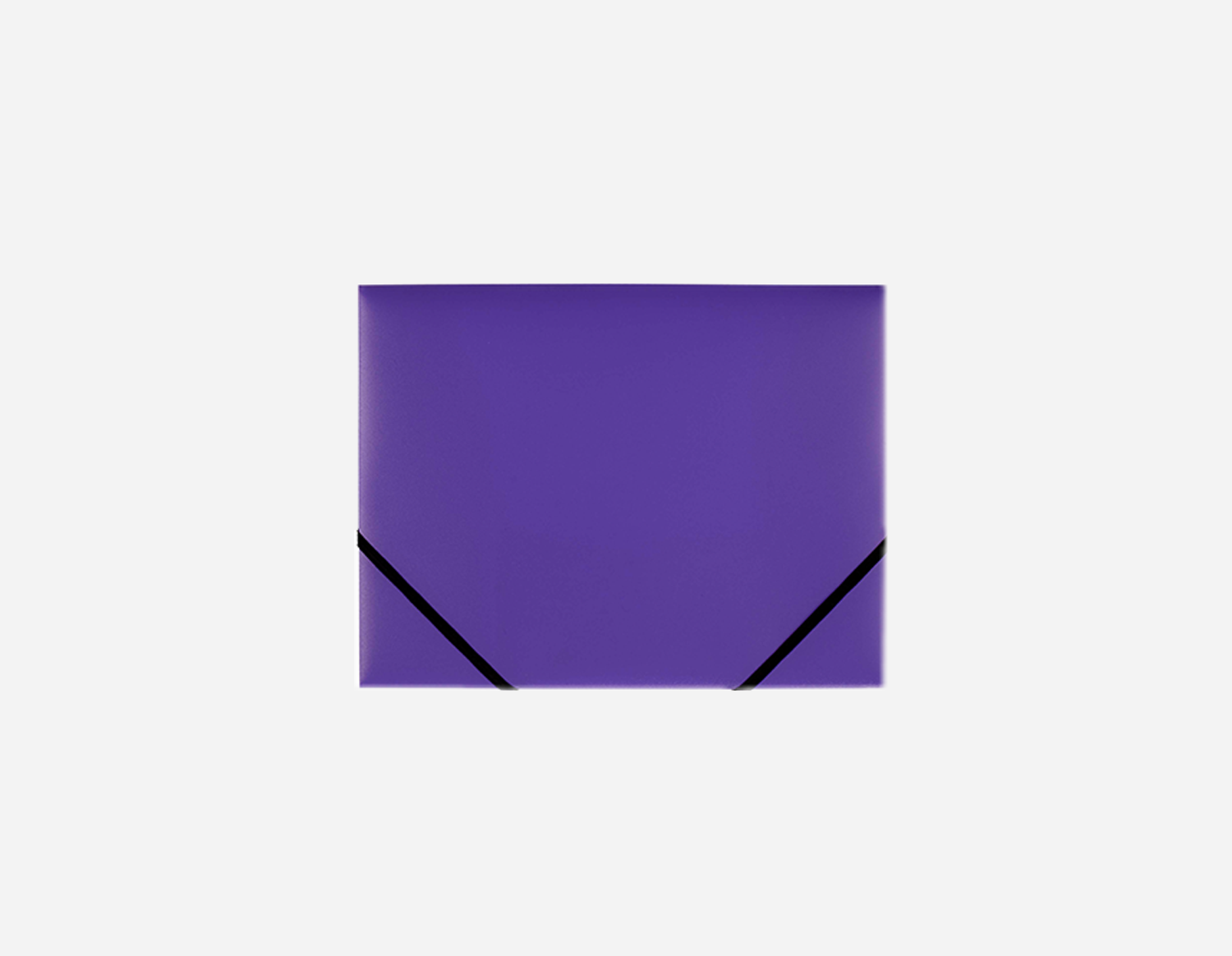 Solid Color Elastic Cord Folder with 3-Flap Protection | MFO-1018-2