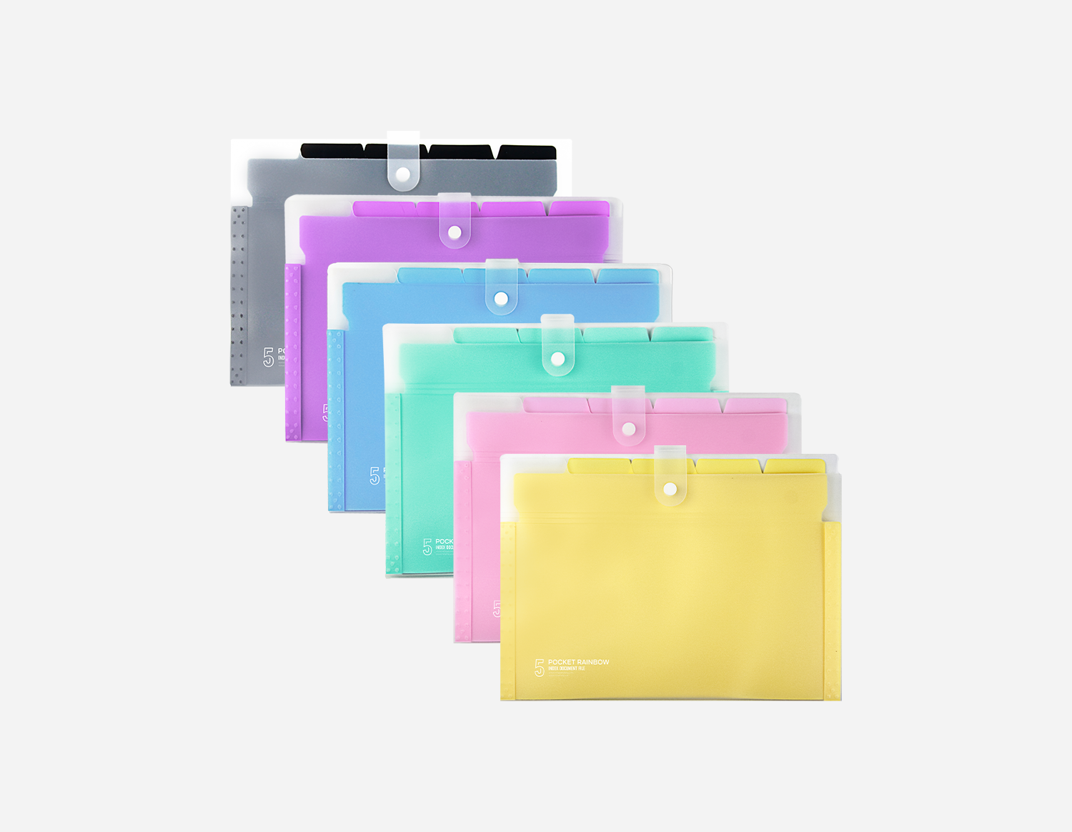 5-Pocket PP Expanding File | MFO-128T