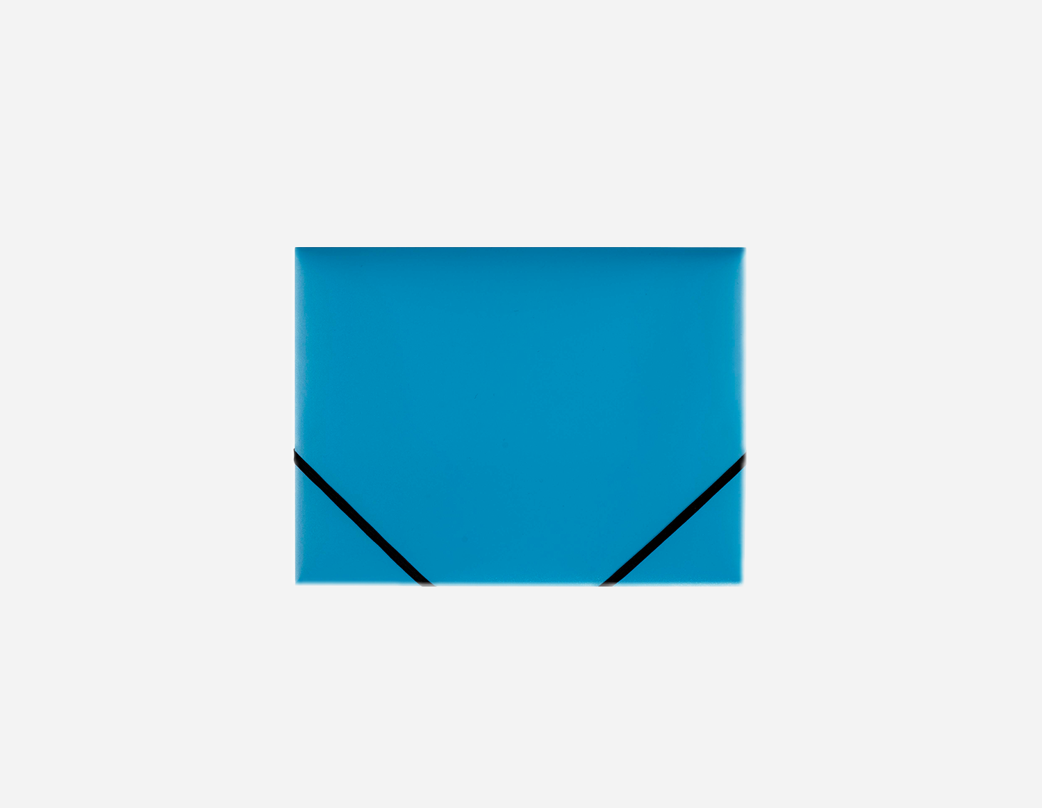 Solid Color Elastic Cord Folder with 3-Flap Protection | MFO-1018-2