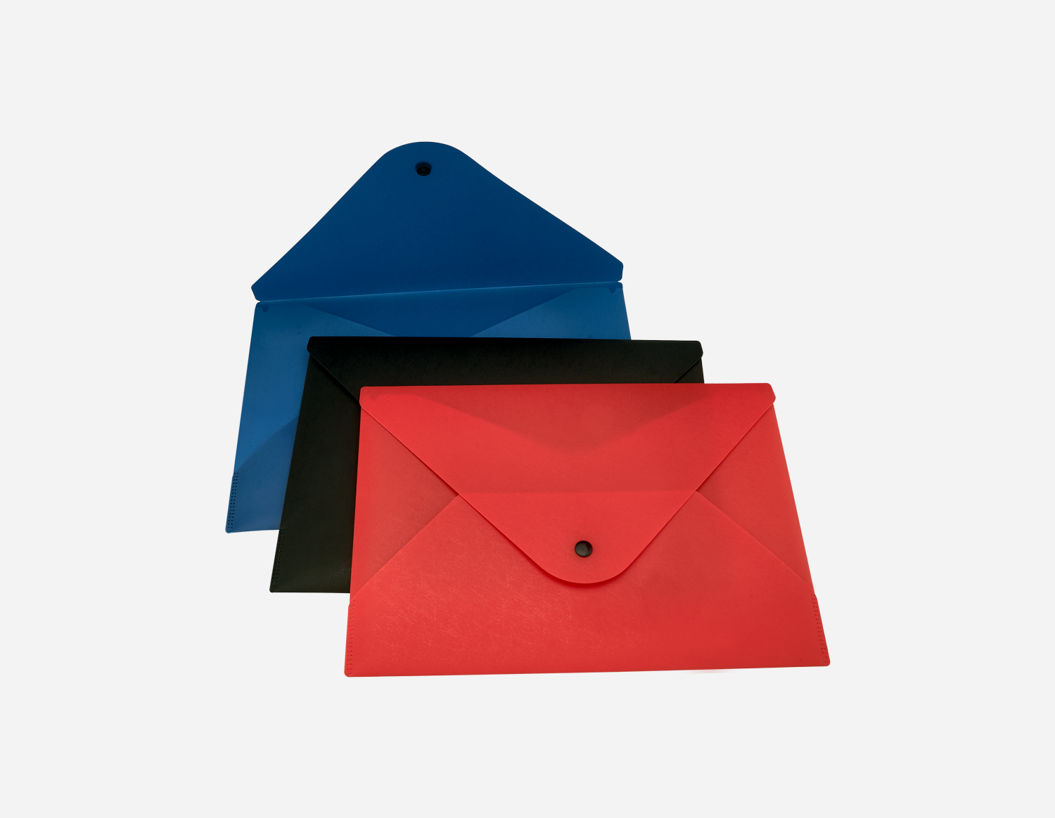 PP Snap Button Folder with Paper-Like Texture | MFO-8046