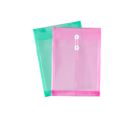 Translucent PP String-Tie Envelope Folder  | MFO-O18S