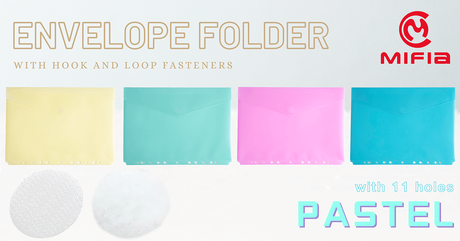 HOOK & LOOP CLOSURE PP ENVELOPE BAGS 11 HOLES MFO-P-13-