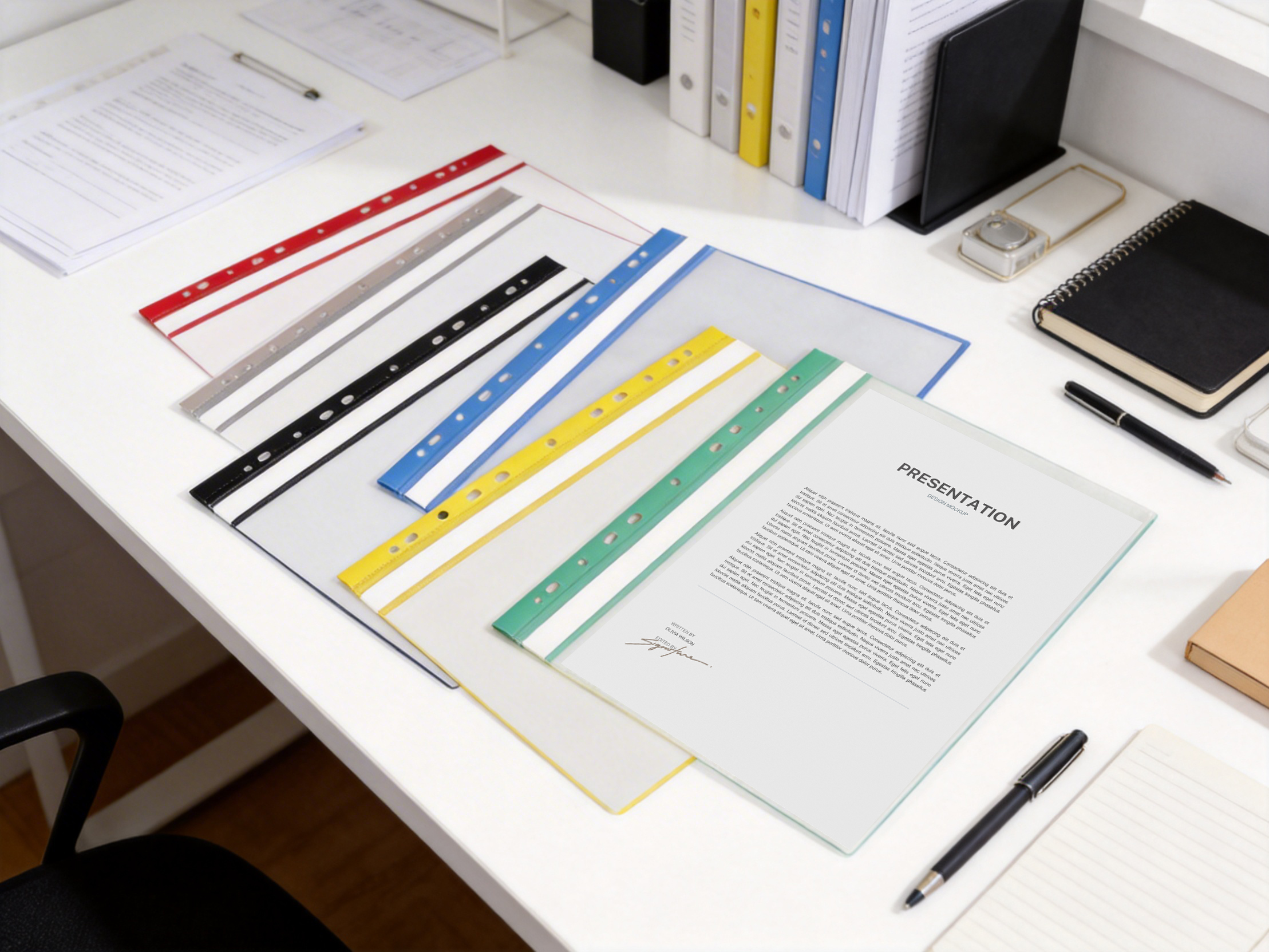 PP Display Book with 11-Hole Punched Edge  MFO-061 (1)