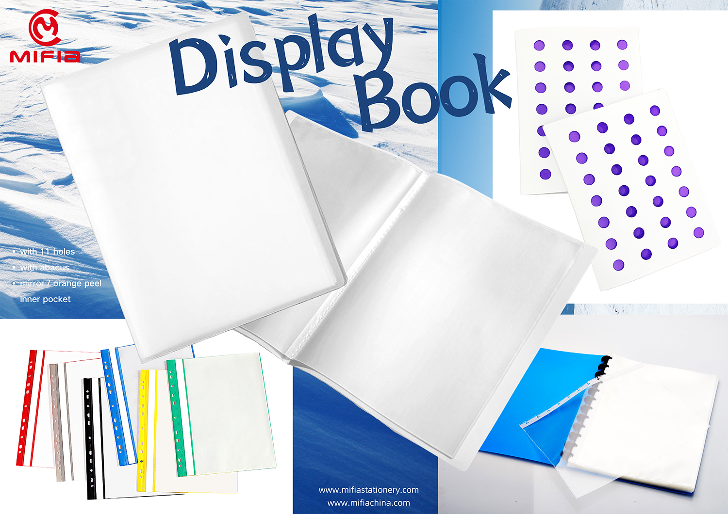 PP Display Book with 11-Hole Punched Edge  MFO-061 (2)