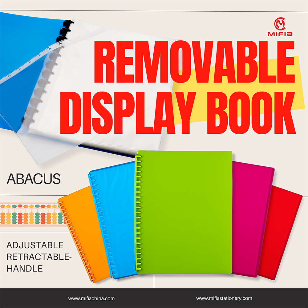 PP Detachable Display Book with Clear Sleeves  MFO-1047-