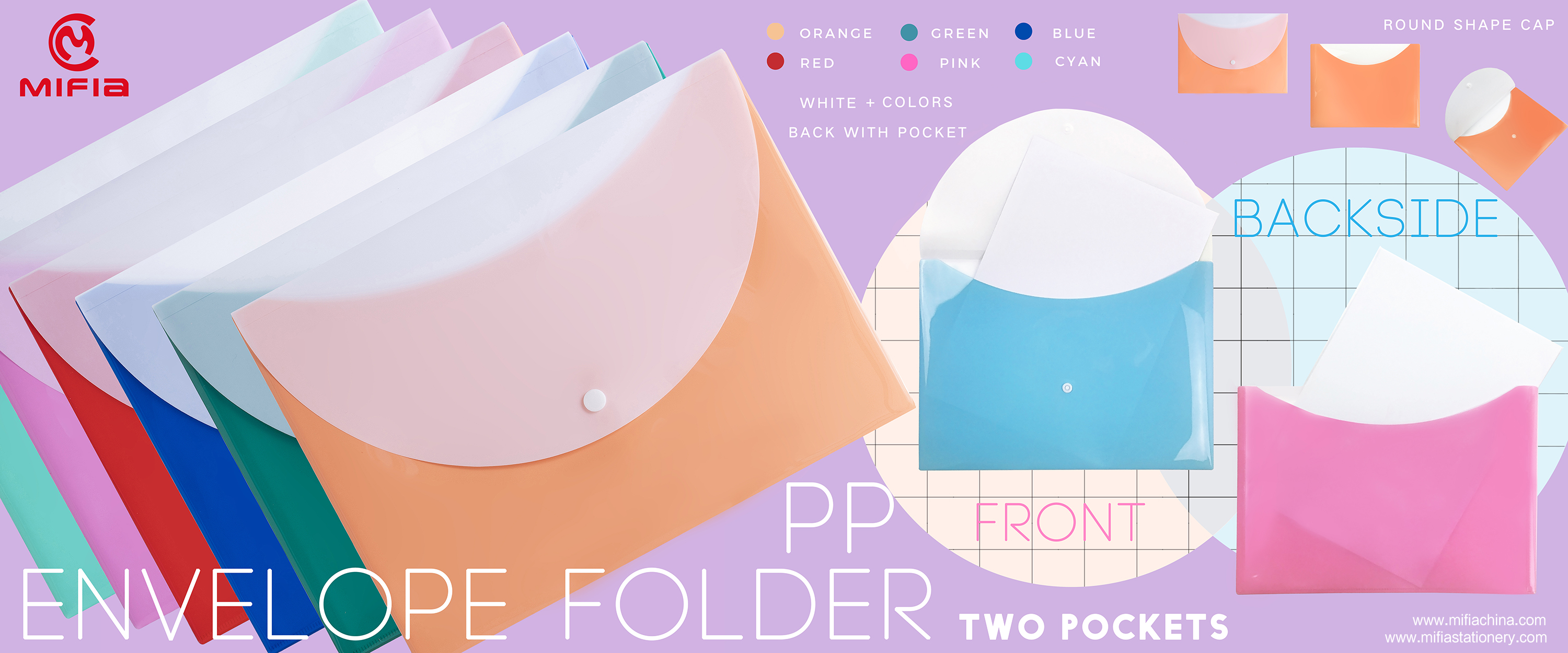 PP ENVELOPE FOLDER -- BY MIFIA STATIONERY