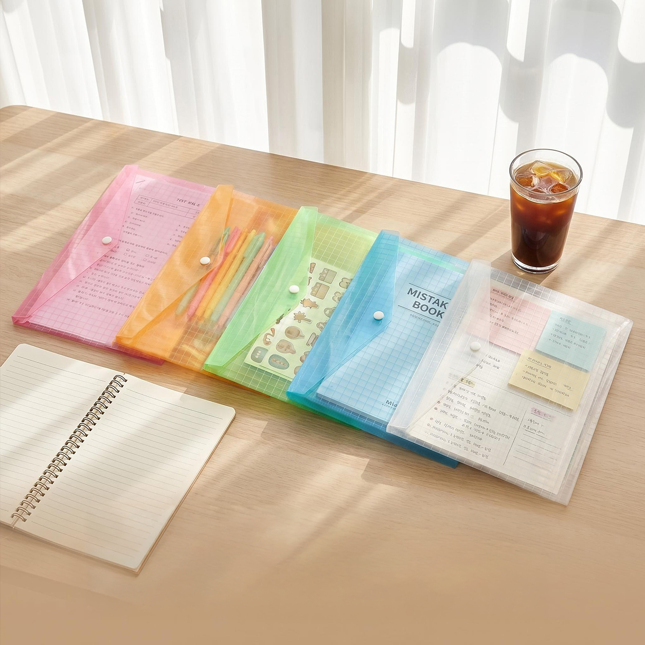 Translucent PP Snap Folder with Single Color Printing  MFO-117 (2)--