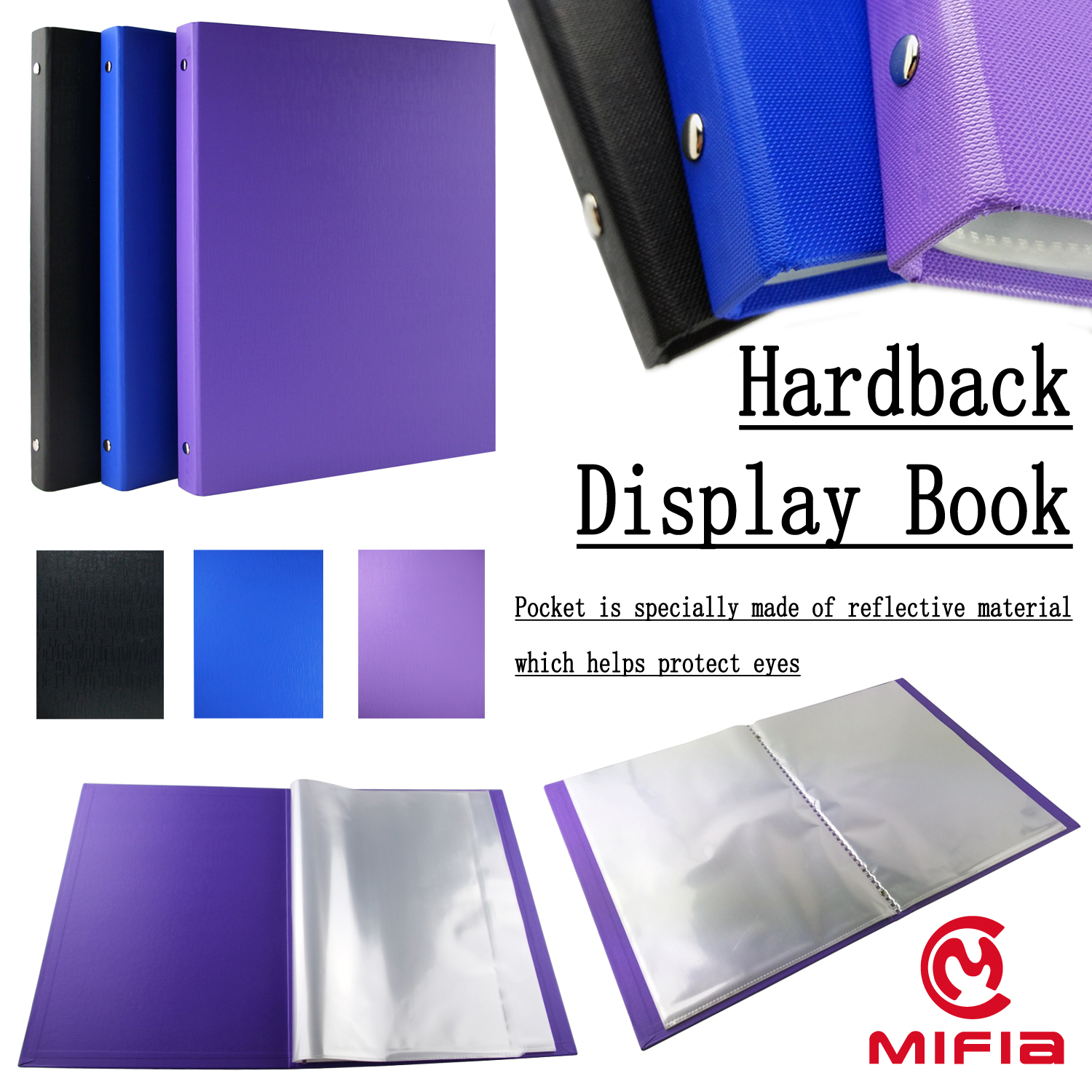 PP Covered Display Book Rigid Presentation File MFO-1049 (1)