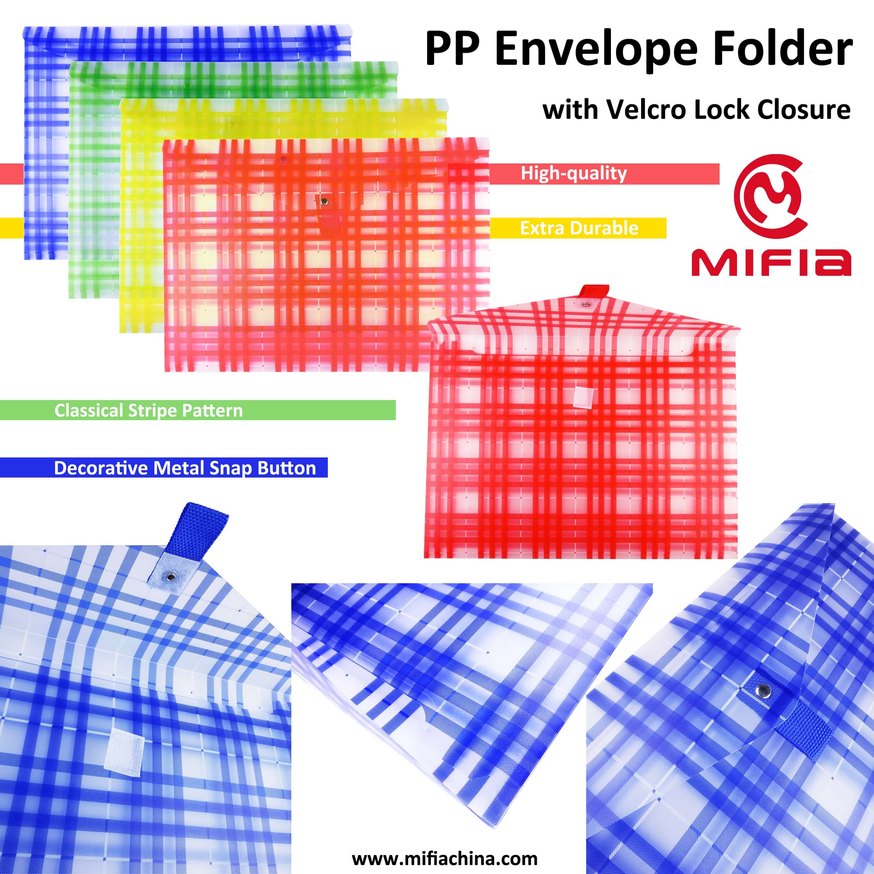 Frosted PP Snap Folder with Printed Design   MFO-8041 (1)