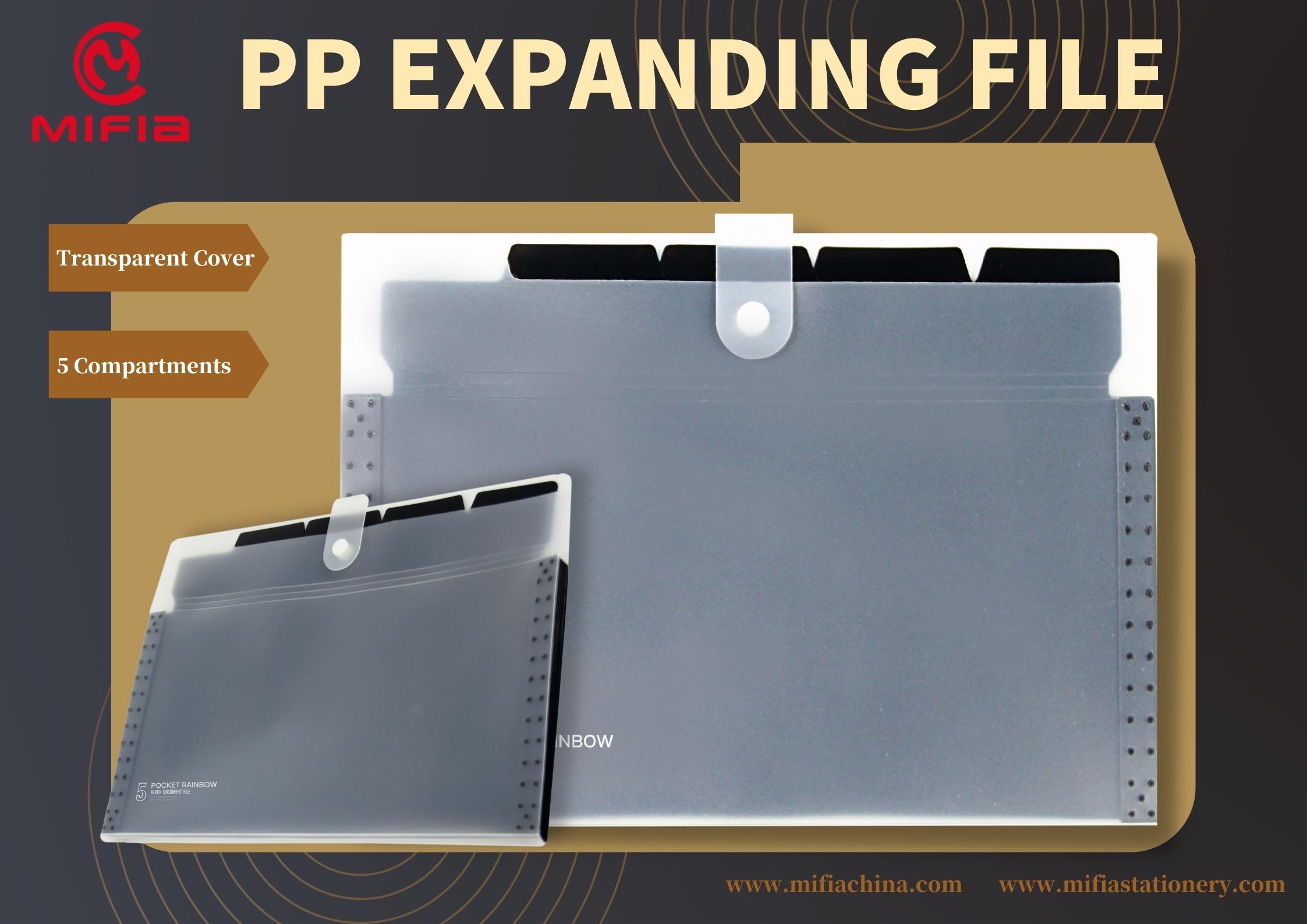 5-Pocket PP Expanding File MFO-128T (2)