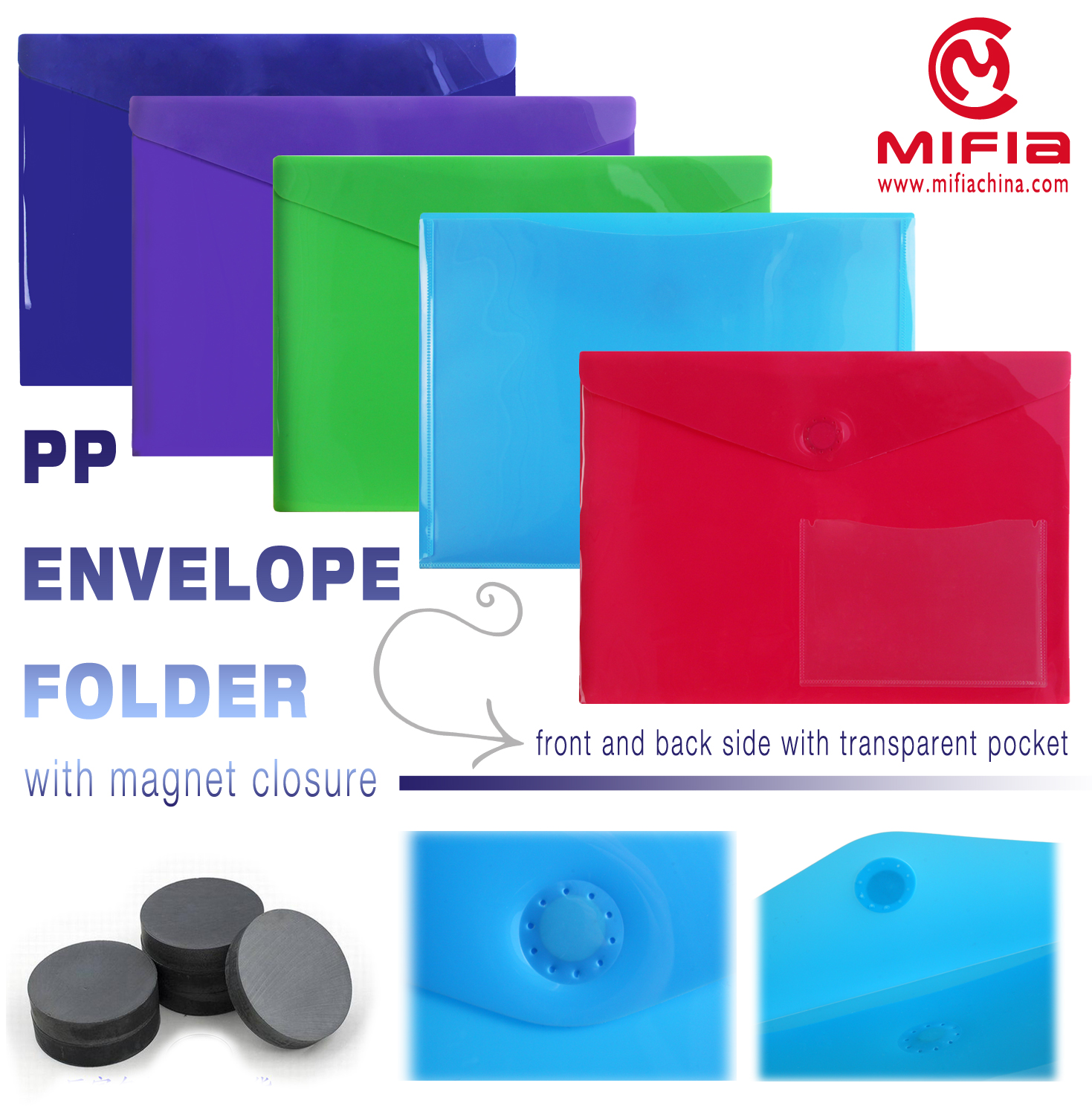 PP Magnetic Envelope Folder with Back Pocket MFO-8039 (1) PP Magnetic Envelope Folder with Back Pocket MFO-8039 (1)